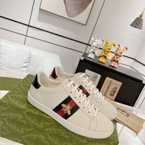 Gucci Ace Web Stripe Bee Sneakers